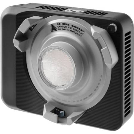 Amaran Ray 120c - zestaw, lampa LED COB (RGBWW, 1800-20000K, 120W, Bowens) + softbox + grid + torba - przód lampy